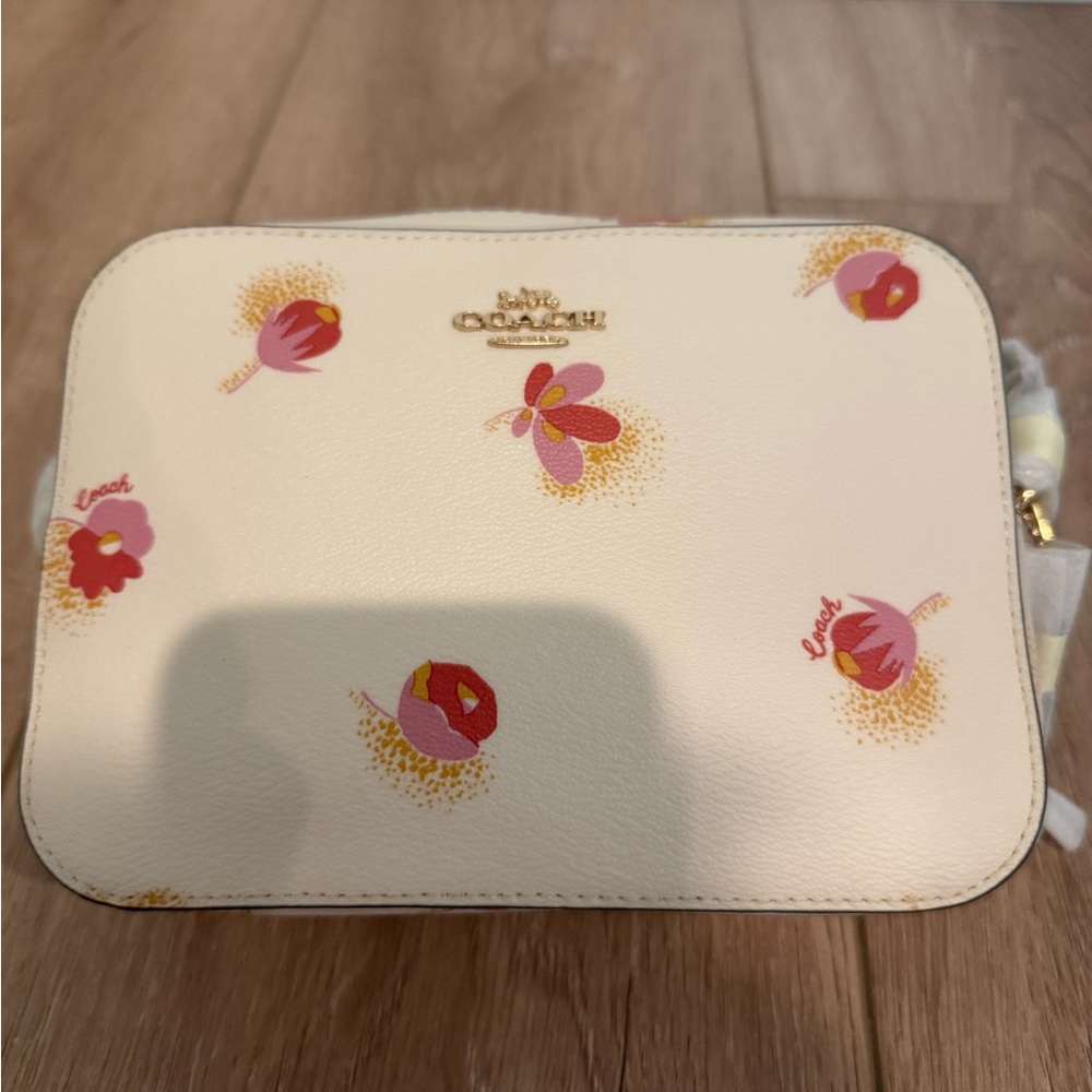 MINI CAMERA BAG WITH POP FLORAL PRINT (COACH C6044)